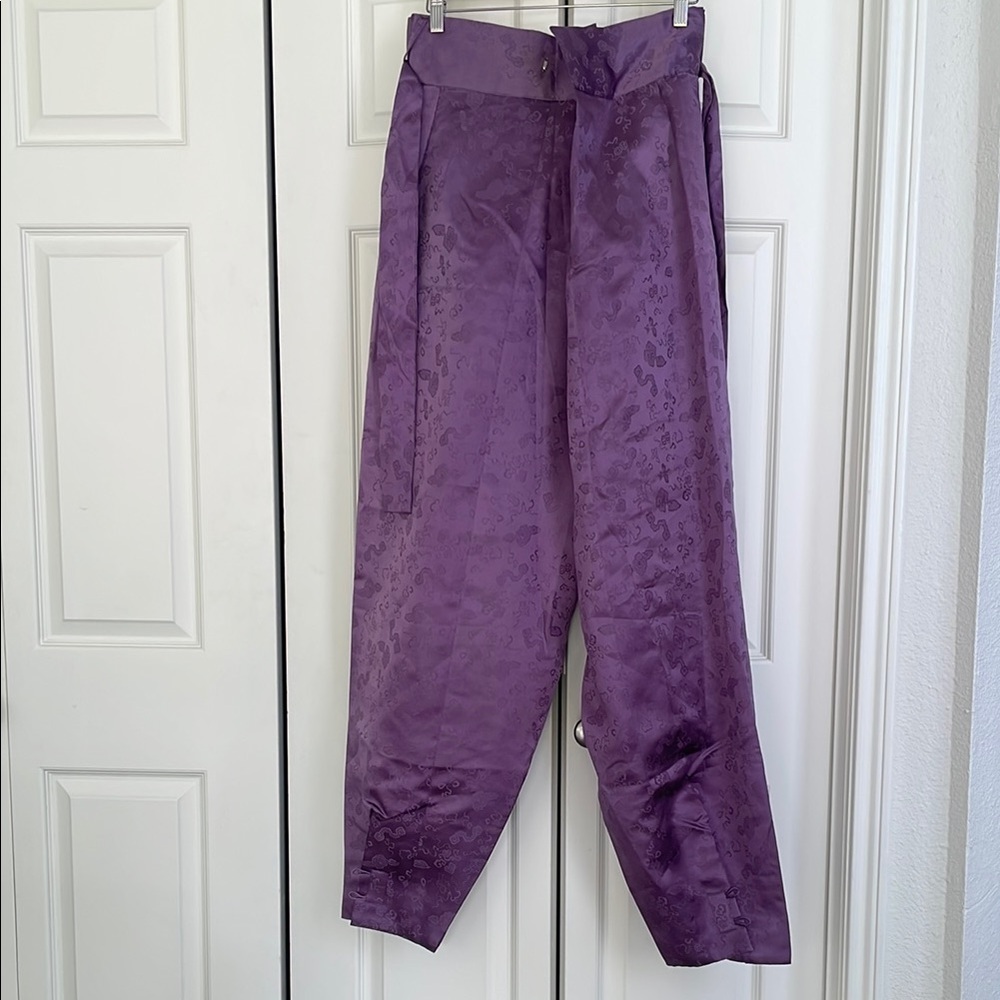Silk Asian traditional luxury man’s pants like new